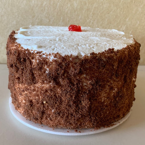devil's food chocolate buttercream layer cake