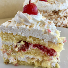 Load image into Gallery viewer, hawaiian torte cake whipped cream cherry pineapple tropical
