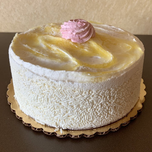 lemon raspberry whipped cream torte cake