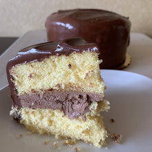 Load image into Gallery viewer, yellow fudge layer cake

